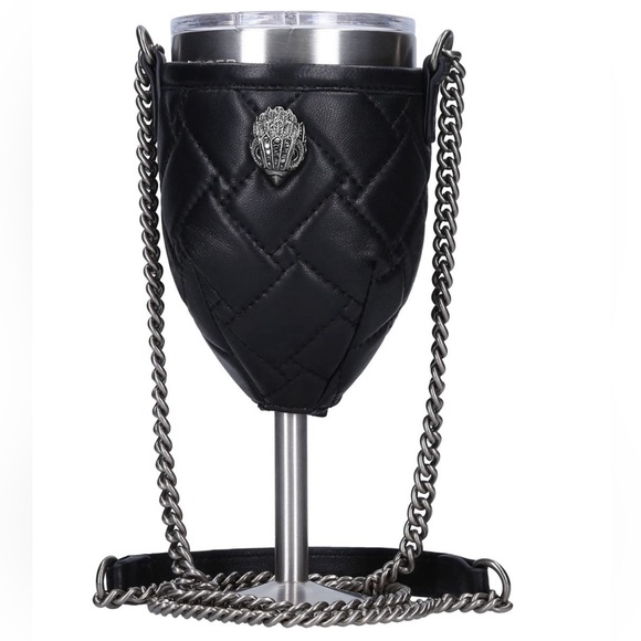 Authentic KURT GEIGER LONDON Leather wine sleeve crossbody w portable - Picture 3 of 15